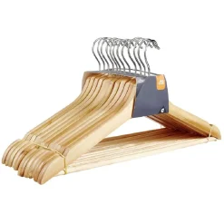 Rangement|Gifi Cintre en bois x12