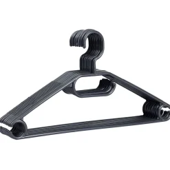 Rangement|Gifi Cintre en plastique noir x8