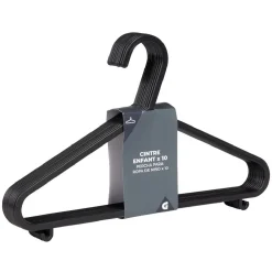 Rangement|Gifi Cintre noir pour vêtement enfant x10
