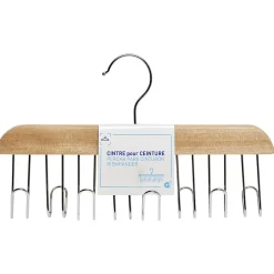 Rangement|Gifi Cintre pour ceinture bois