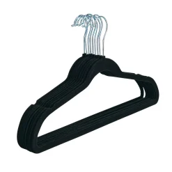 Rangement|Gifi Cintres velours noirs x10