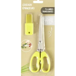 Ciseau éminceur à herbes + pinceau^Gifi Best