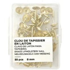 Gifi Clou tapissier laiton Ø8mm x55
