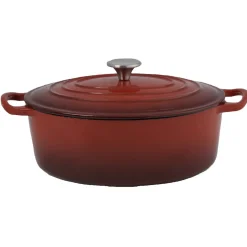 Cocotte en fonte rouge ø 28 cm^Gifi Online