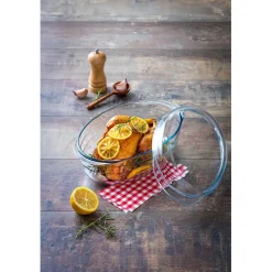 Cocotte ovale en verre transparent 4 L^Gifi Discount