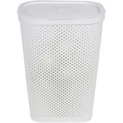 Entretien Du Linge|Gifi Coffre à linge 60L blanc