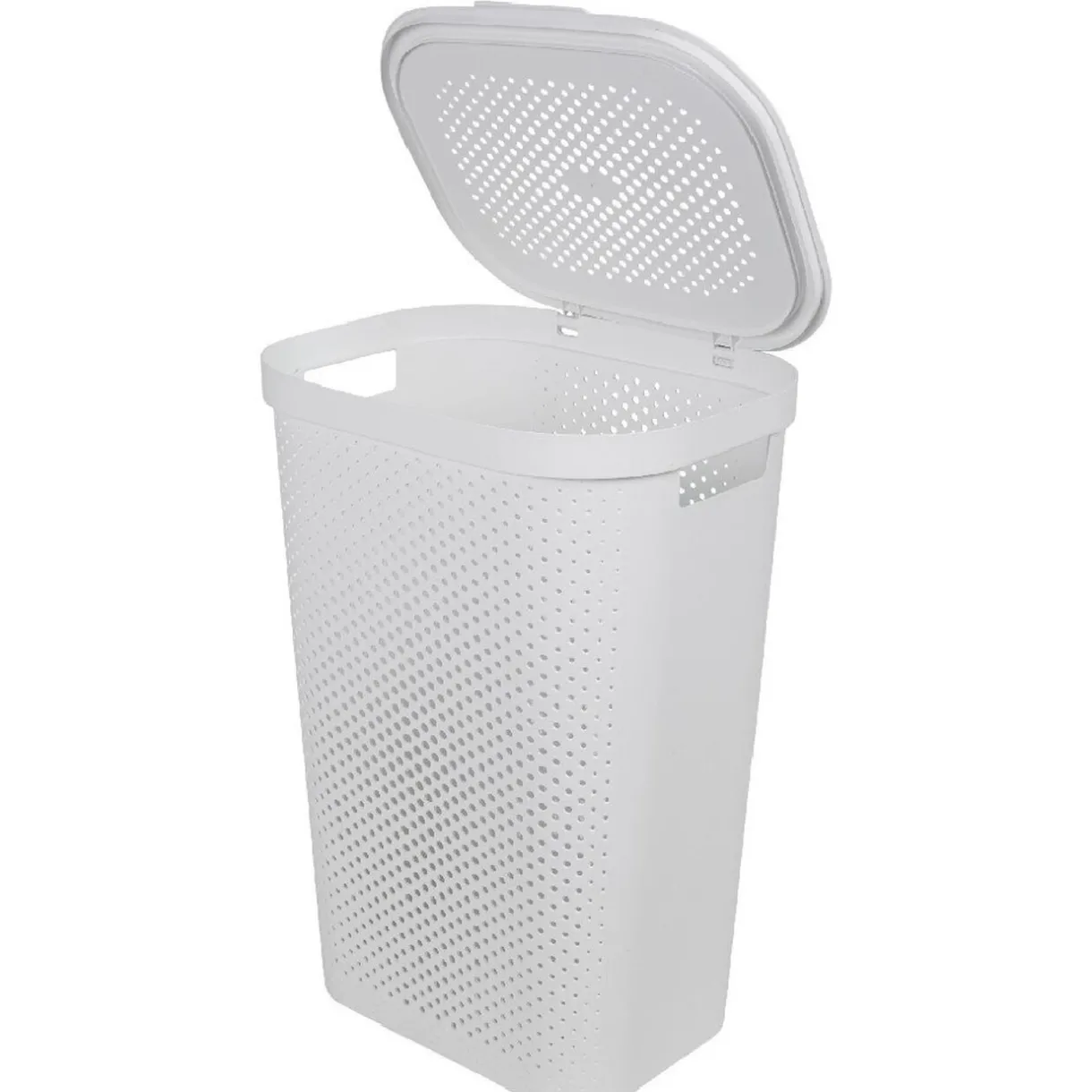 Entretien Du Linge|Gifi Coffre à linge 60L blanc