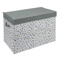 Rangement|Gifi Coffre de rangement en tissu gris