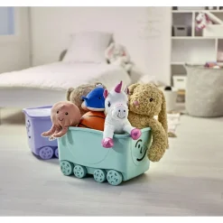 Rangement|Gifi Coffre de rangement enfant vert ou violet 58x39xH32cm