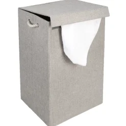 Rangement|Gifi Coffre de rangement pliable gris