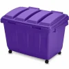Rangement|Gifi Coffre de rangement sur roulettes violet 160 L