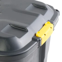 Rangement|Gifi Coffre malle de rangement 145 L noir