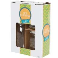 Coffret à cocktail avec shaker inox^Gifi Discount