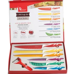 Coffret 6 couteaux et éplucheur^Gifi Sale