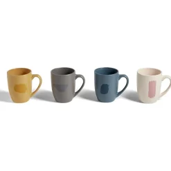 Coffret 4 mug faïence 35cl^Gifi Hot