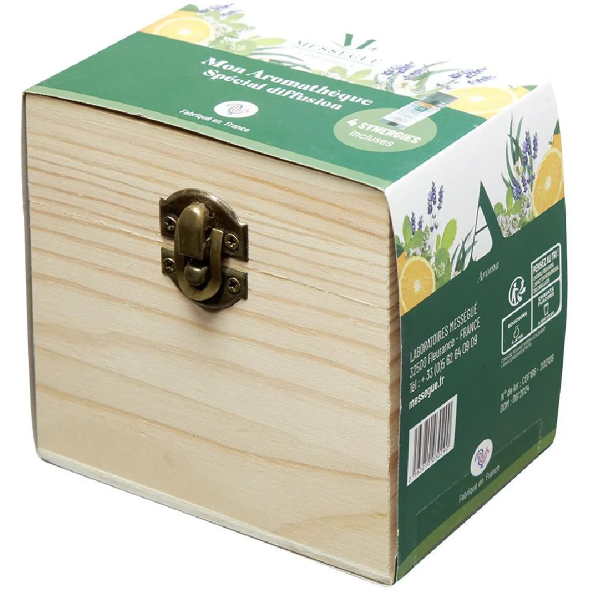 Hot Gifi Coffret aroma box avec 4 huiles essentielles synergie 30ml