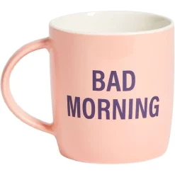 Coffret bol et mug en porcelaine Happy/Bad Morning - 2 modèles^Gifi