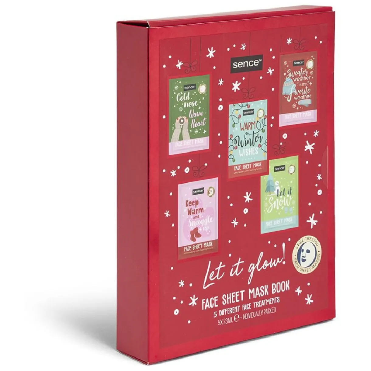 Best Gifi Coffret cadeau 5 masques visage Sence 23ml - Let it Glow