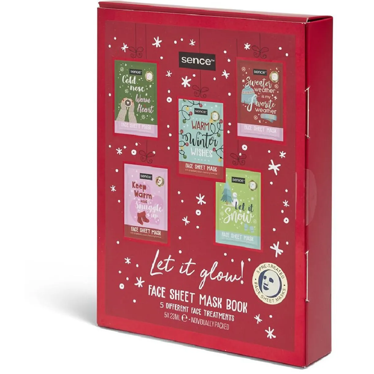 Best Gifi Coffret cadeau 5 masques visage Sence 23ml - Let it Glow