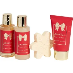 Gifi Coffret cadeau cage de bain 4 produits senteur baies d'hiver