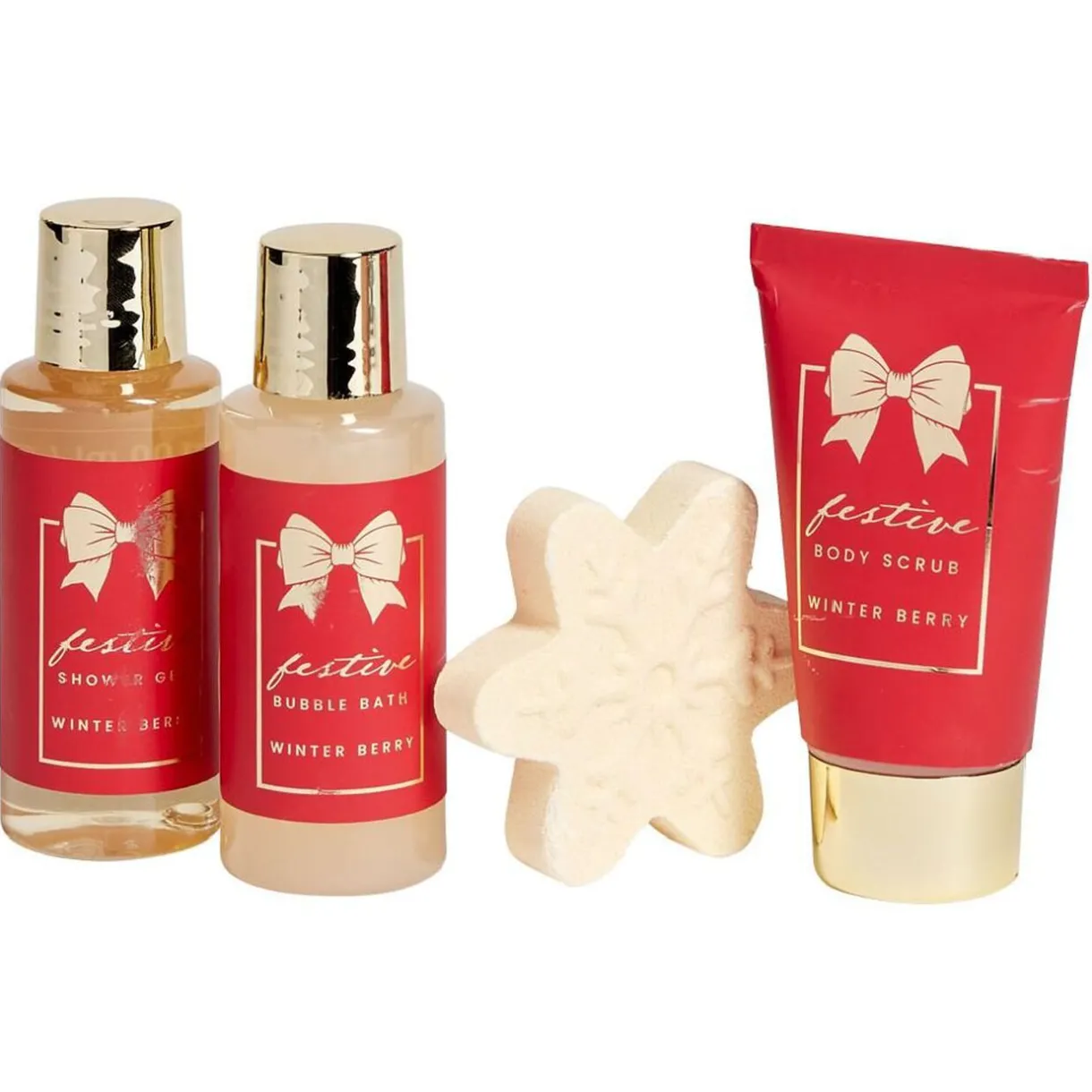 Gifi Coffret cadeau cage de bain 4 produits senteur baies d'hiver