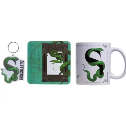 Coffret cadeau Harry Potter Serpentard mug sous-verre porte-clé 3pcs^Gifi Clearance