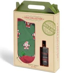 Sale Gifi Coffret cadeau Noël homme Xmas Collection gel douche et chaussettes