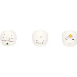 Coffret coquetier x3 motif tête animal^Gifi Online