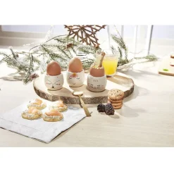 Coffret coquetier x3 motif tête animal^Gifi Online