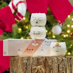 Coffret coquetier x3 motif tête animal^Gifi Online