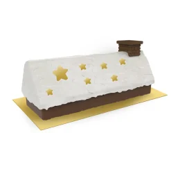 Coffret création de bûche de Noël chaumière^Gifi Online