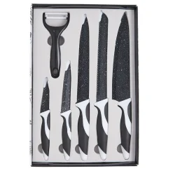 Coffret de 5 couteaux et 1 éplucheur^Gifi Sale