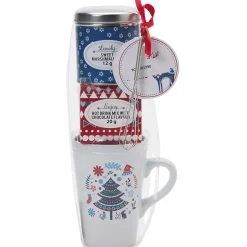 Coffret mug 400 ml avec boisson et biscuits Noël scandinave^Gifi New