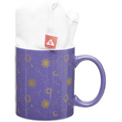 Coffret mug 330ml et tote bag signe du zodiaque blanc et violet^Gifi