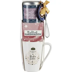 Coffret Mug XXL avec boisson et gourmandises Noël tradition^Gifi Hot