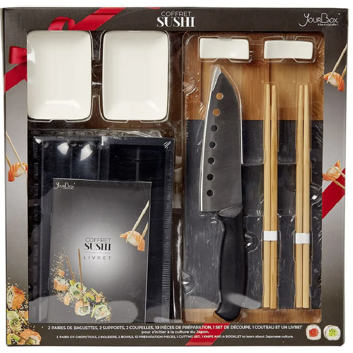 Coffret préparation sushi en bambou^Gifi Sale