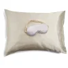 New Gifi Coffret sommeil masque et taie d'oreiller en satin - 2 modèles