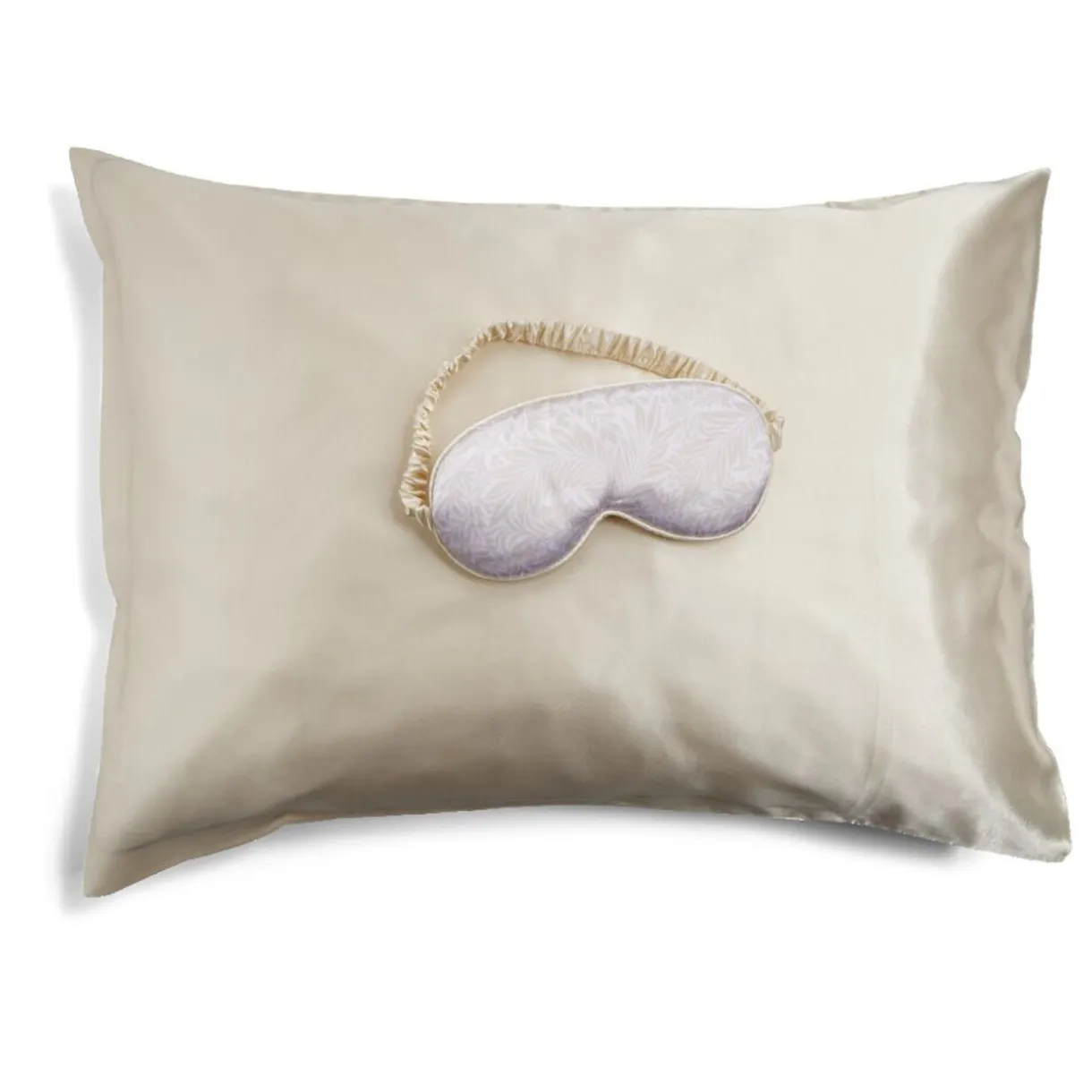 New Gifi Coffret sommeil masque et taie d'oreiller en satin - 2 modèles