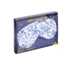 New Gifi Coffret sommeil masque et taie d'oreiller en satin - 2 modèles