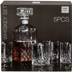 Coffret whisky carafe et verre 5 pièces^Gifi