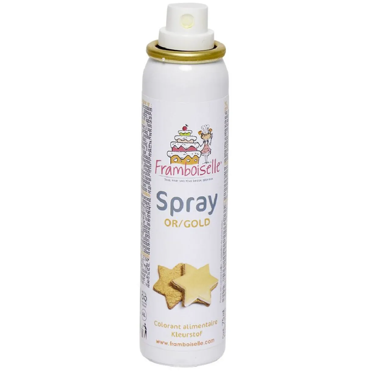 Colorant alimentaire spray doré 75 ml^Gifi Outlet