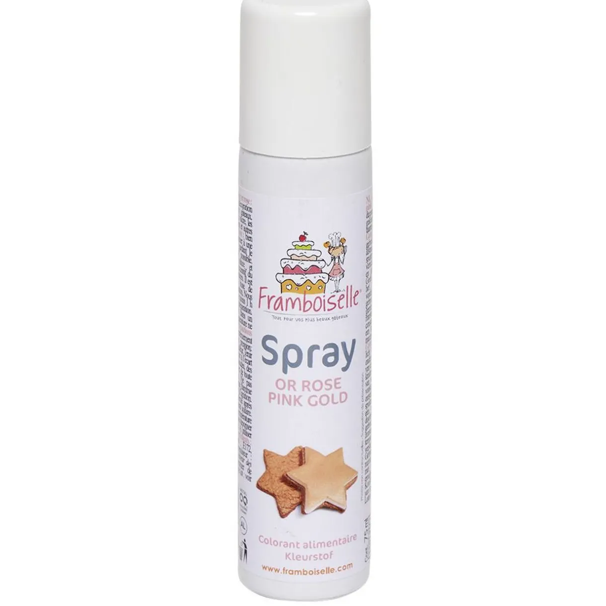Colorant alimentaire spray rose doré 75 ml^Gifi Hot
