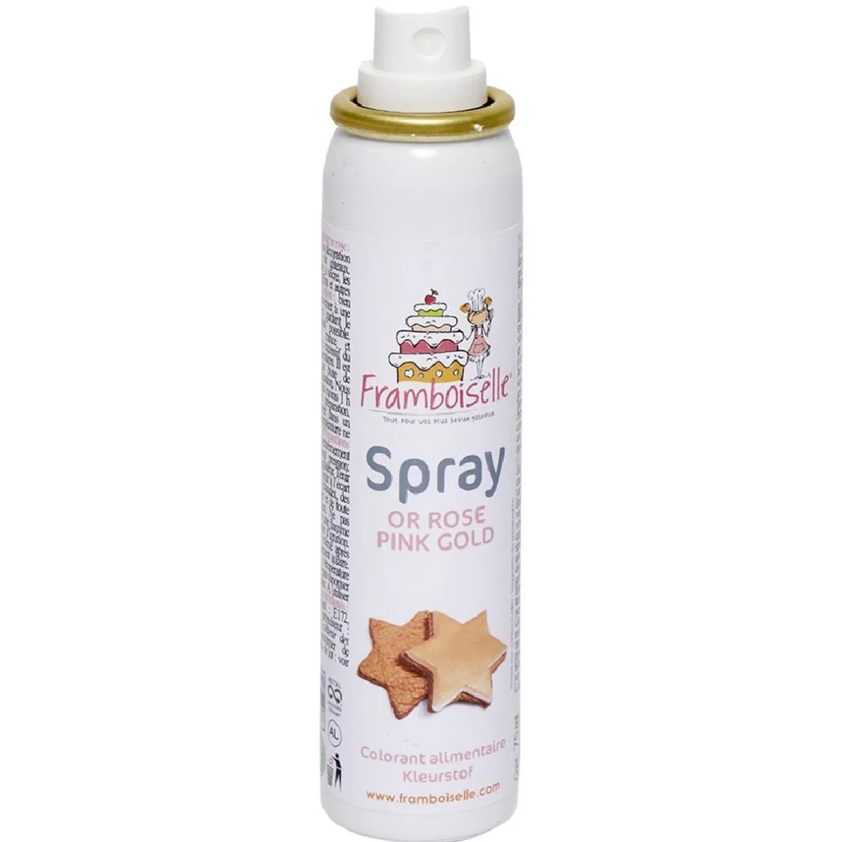 Colorant alimentaire spray rose doré 75 ml^Gifi Hot