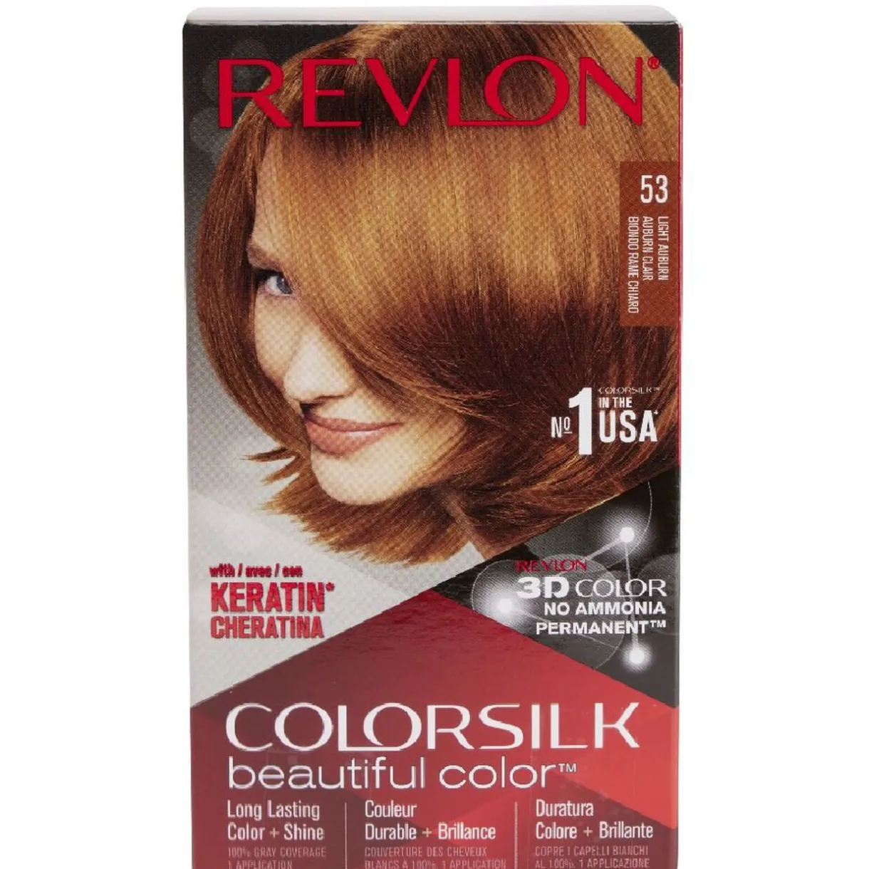 Gifi Coloration cheveux Auburn classique Keratine 53 Revlon
