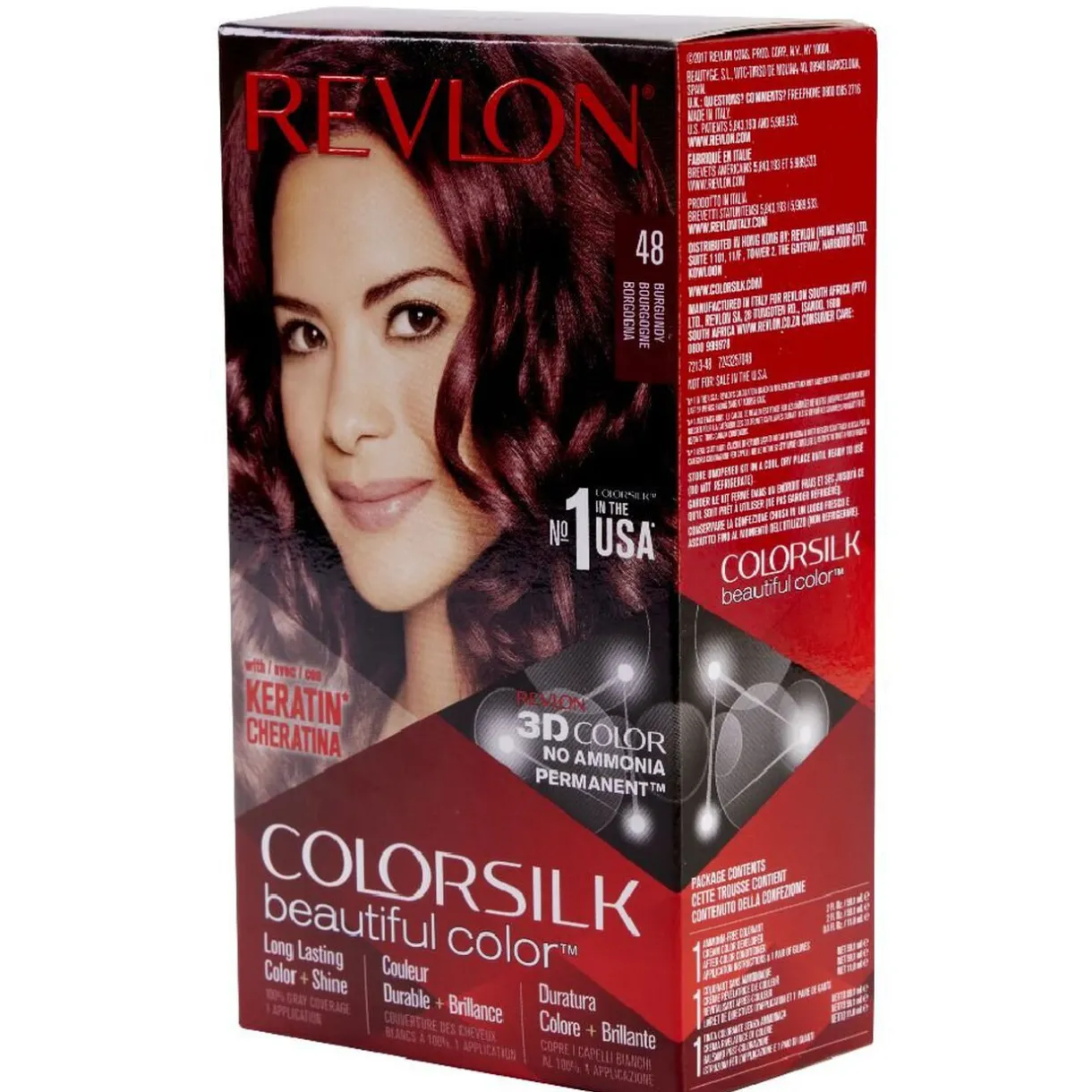 New Gifi Coloration cheveux Bourgogne Keratine 48 Revlon