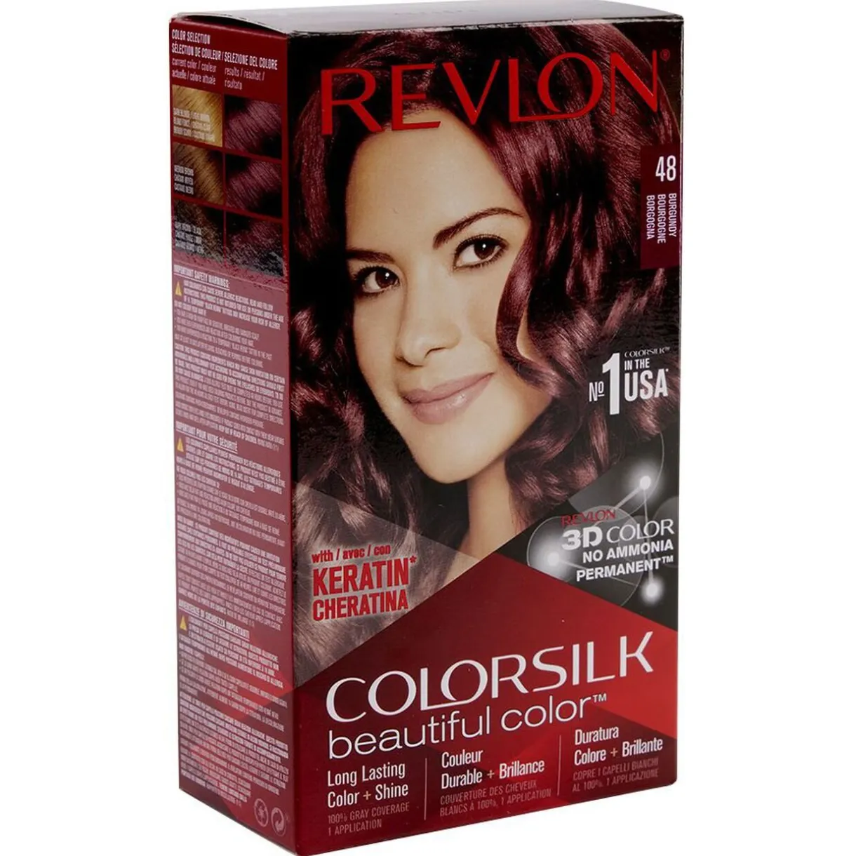 New Gifi Coloration cheveux Bourgogne Keratine 48 Revlon