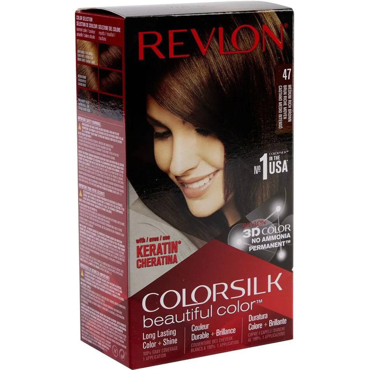 Sale Gifi Coloration cheveux Brun riche moyen 47 Revlon