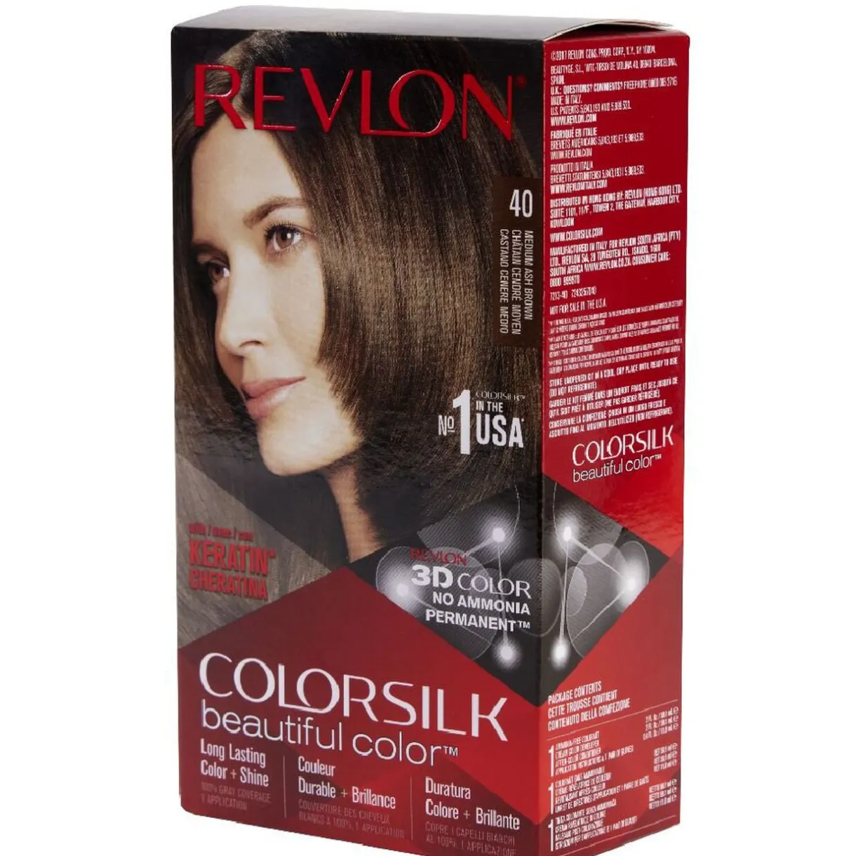 Online Gifi Coloration cheveux Chatain cendré moyen 40 Revlon