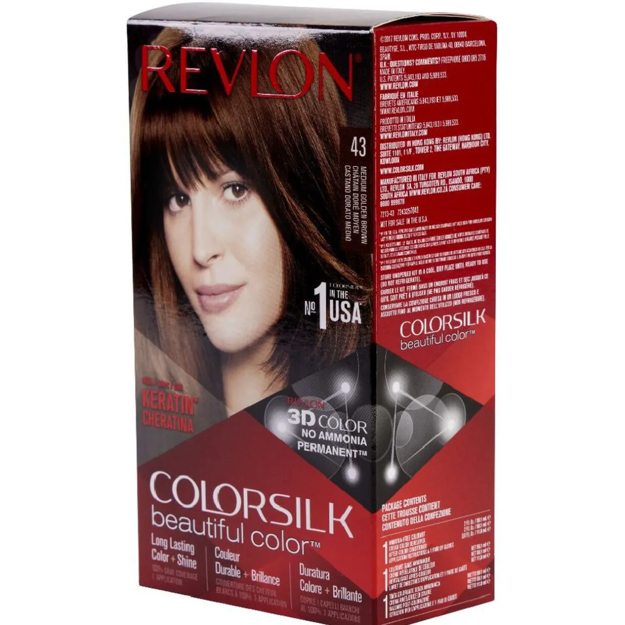 Clearance Gifi Coloration cheveux Chatain doré moyen 43 Revlon