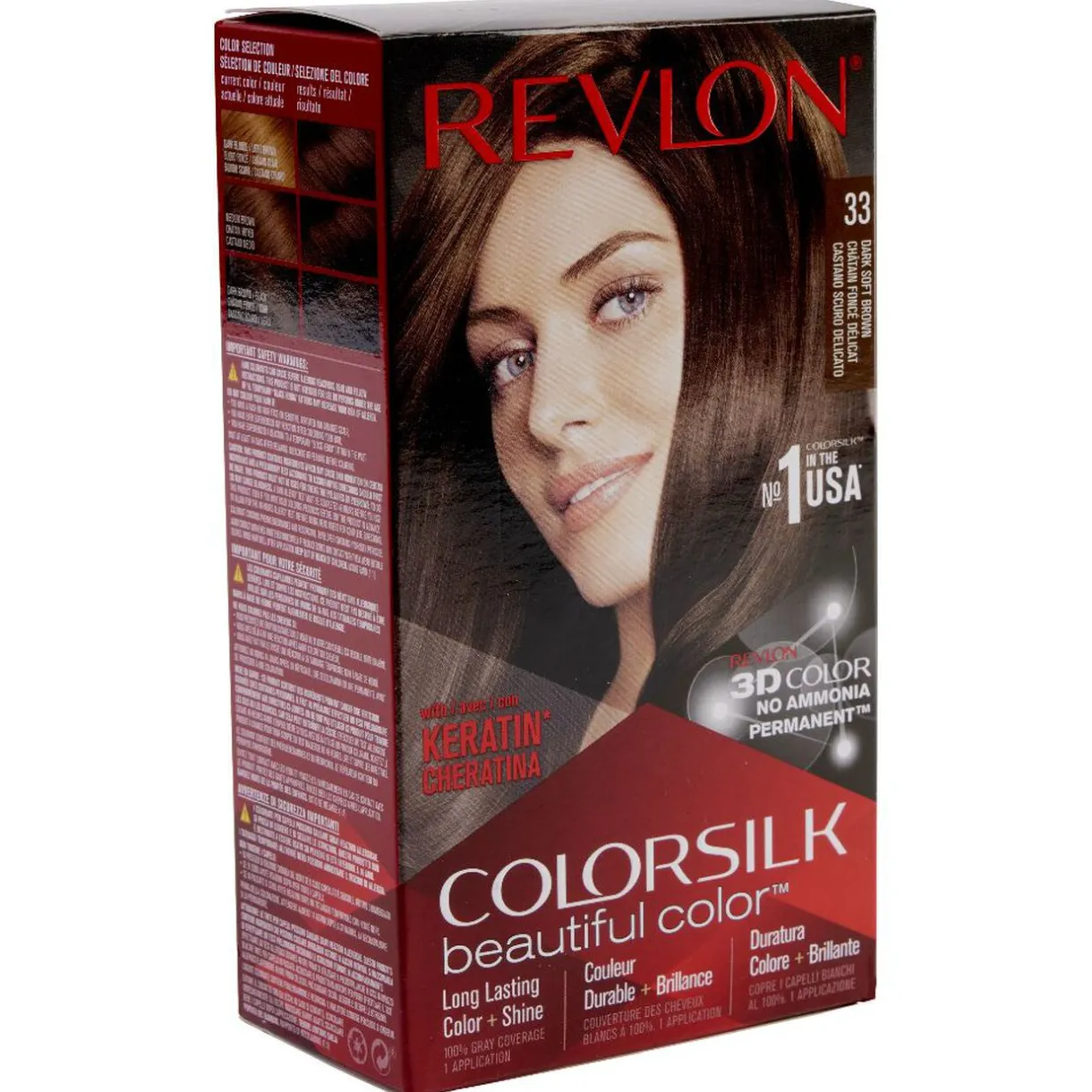 Sale Gifi Coloration cheveux Chatain foncé 33 Revlon